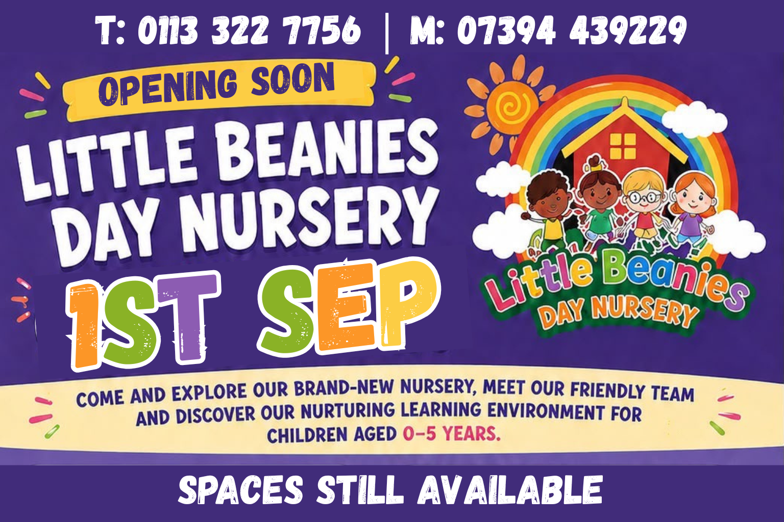 Little Beanies Opens 1st Sep